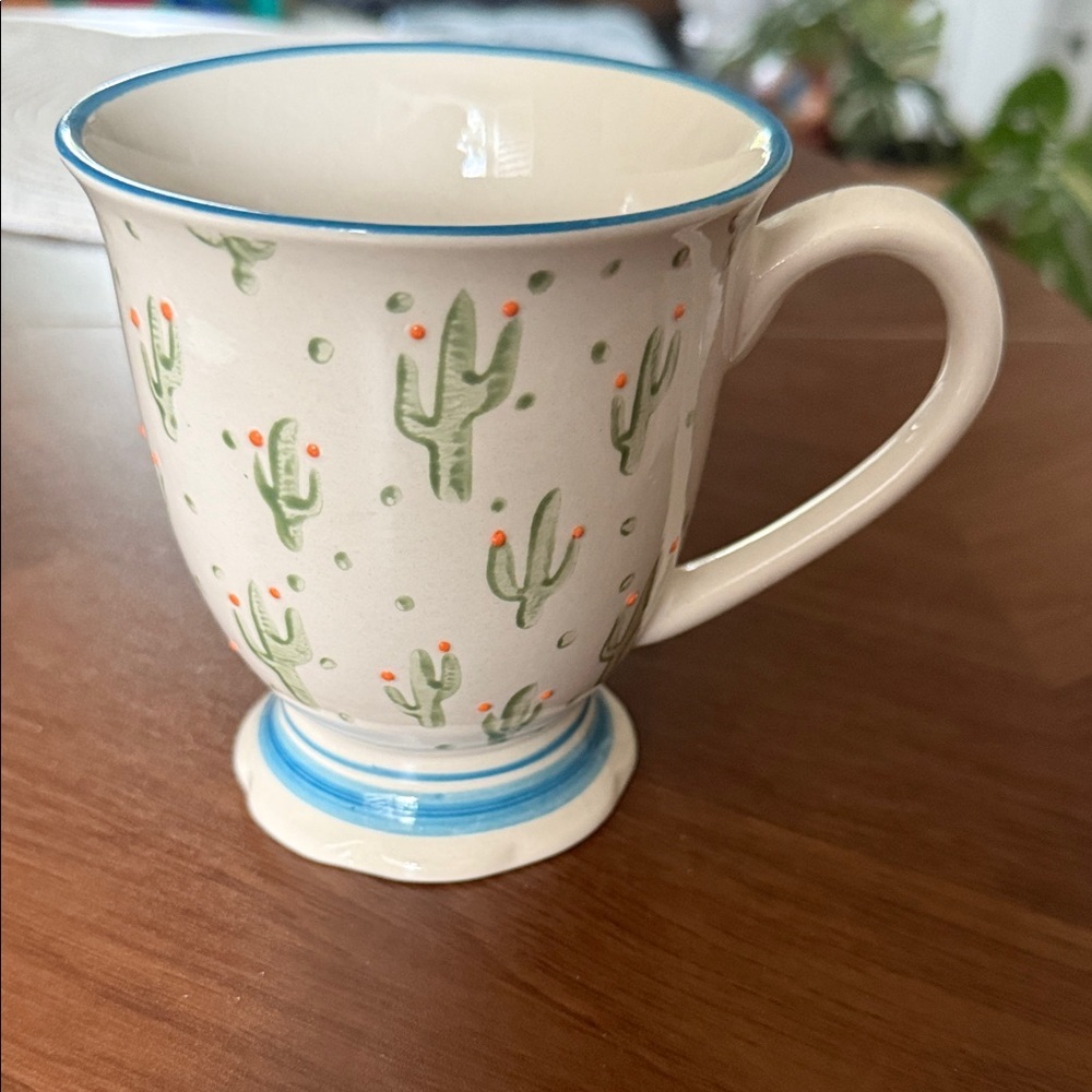 Cactus Patterned Ceramic Mug